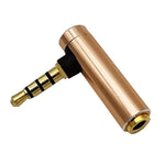JUNSUNMAY 90도 직각 3.5mm TRRS 수-암 오디오 어댑터 커넥터