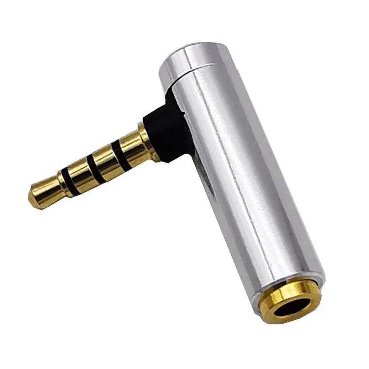 JUNSUNMAY 90도 직각 3.5mm TRRS 수-암 오디오 어댑터 커넥터