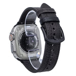 7줄 트라이스타 버클 당김 가죽 시계줄, 애플 워치 46mm / 49mm / 45mm / 44mm용, 애플 워치 42mm / 41mm / 40mm / 38mm용