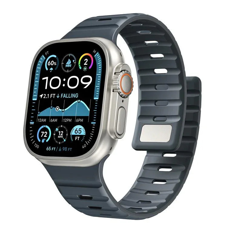 노먼 마그네틱 실리콘 시계줄, 애플 워치 46mm / 49mm / 45mm / 44mm용, 애플 워치 42mm / 41mm / 40mm / 38mm용