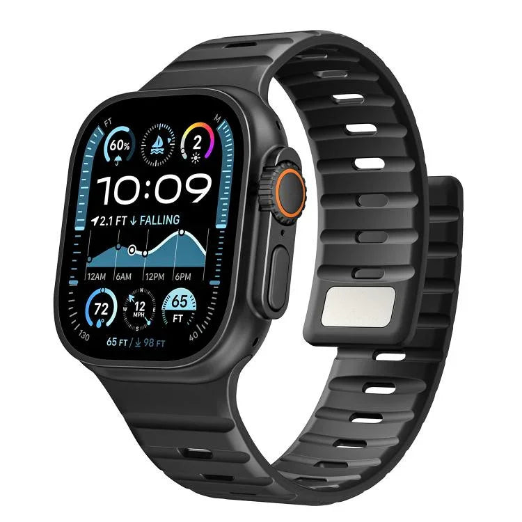 노먼 마그네틱 실리콘 시계줄, 애플 워치 46mm / 49mm / 45mm / 44mm용, 애플 워치 42mm / 41mm / 40mm / 38mm용