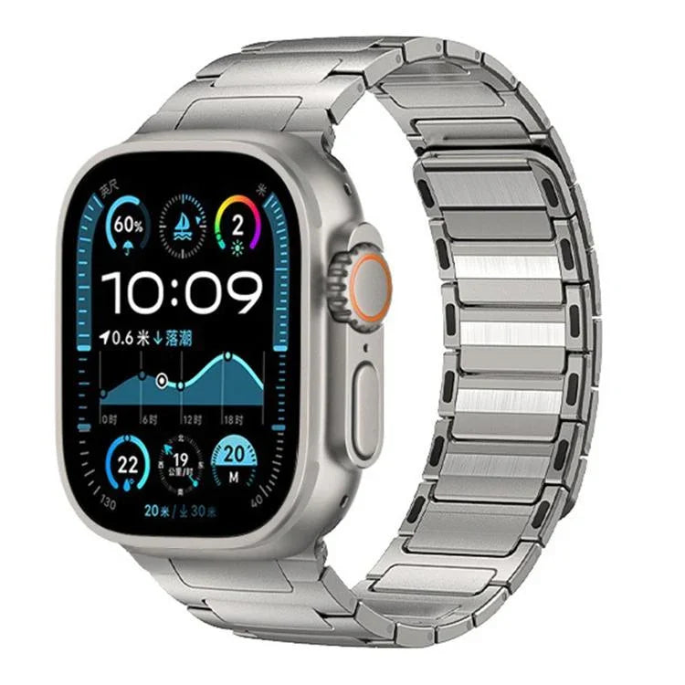 I-빔 마그네틱 스테인리스 스틸 스트랩, 애플 워치 46mm / 49mm / 45mm / 44mm용, 애플 워치 42mm / 41mm / 40mm / 38mm용