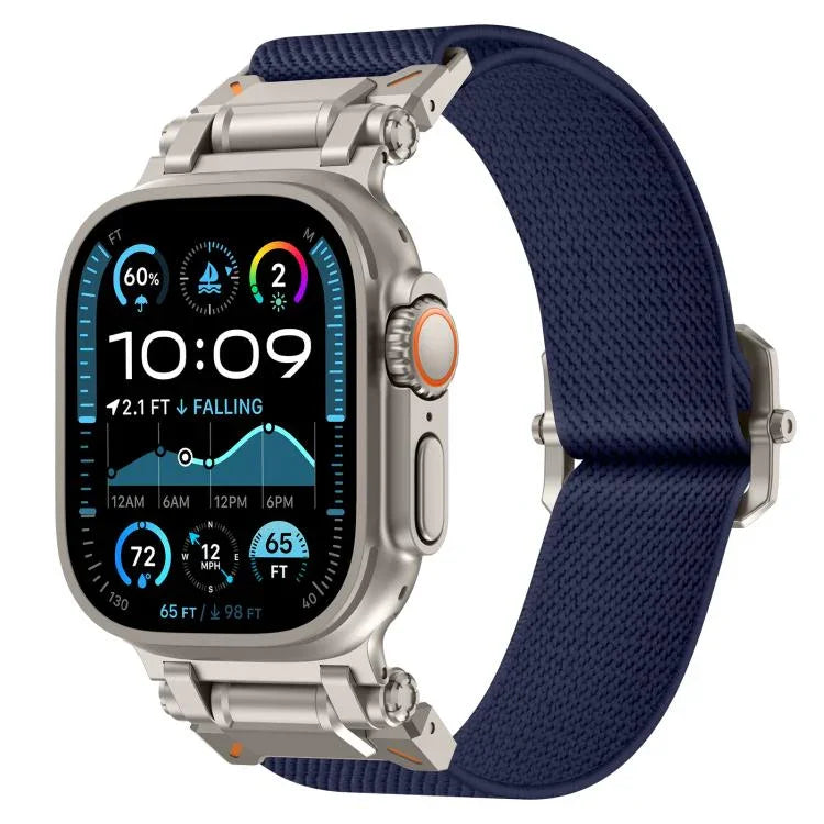 익스플로러 폴리에스터 나일론 시계줄, 애플 워치 46mm / 49mm / 45mm / 44mm용