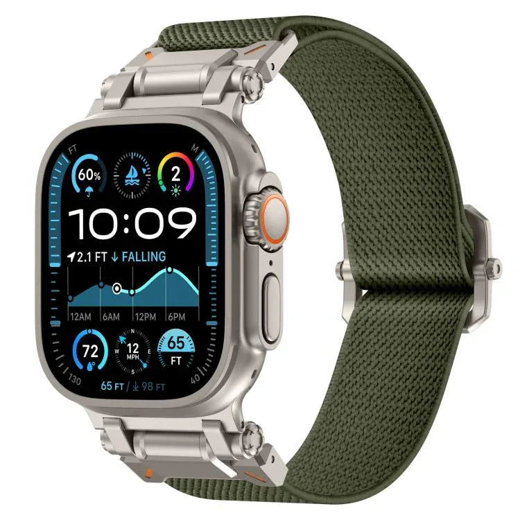 익스플로러 폴리에스터 나일론 시계줄, 애플 워치 46mm / 49mm / 45mm / 44mm용