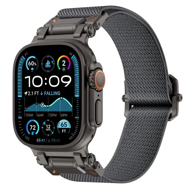 익스플로러 폴리에스터 나일론 시계줄, 애플 워치 46mm / 49mm / 45mm / 44mm용