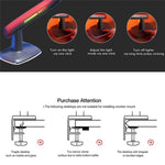 NORTH BAYOU L50 32-60인치 게이밍 스크린 RGB 라이트 커브드 울트라와이드 평면 모니터 스탠드