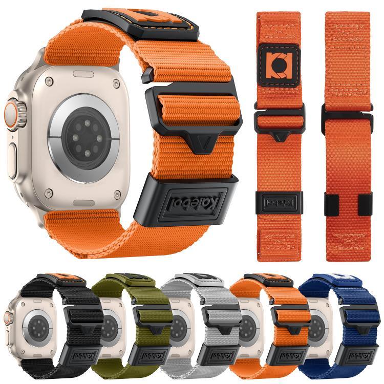 칼레볼 꼬임 나일론 스포츠 시계줄, 애플 워치 46mm / 49mm / 45mm / 44mm용, 애플 워치 42mm / 41mm / 40mm / 38mm용