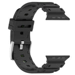다이아몬드 텍스처 투톤 실리콘 시계줄, 애플 워치 46mm / 49mm / 45mm / 44mm용