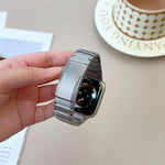 곡면 측면 분리형 스테인리스 스틸 시계줄, 애플 워치 46mm / 49mm / 45mm / 44mm용, 애플 워치 42mm / 41mm / 40mm / 38mm용