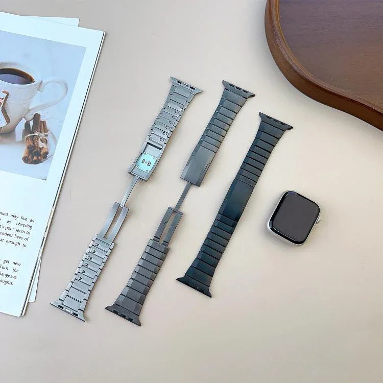 곡면 측면 분리형 스테인리스 스틸 시계줄, 애플 워치 46mm / 49mm / 45mm / 44mm용, 애플 워치 42mm / 41mm / 40mm / 38mm용
