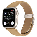 리치 텍스처 스타라이트 터틀백 버클 가죽 시계줄, 애플 워치 46mm / 49mm / 45mm / 44mm용, 애플 워치 42mm / 41mm / 40mm / 38mm용