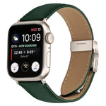 리치 텍스처 스타라이트 터틀백 버클 가죽 시계줄, 애플 워치 46mm / 49mm / 45mm / 44mm용, 애플 워치 42mm / 41mm / 40mm / 38mm용