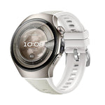 Silicone Hybrid Leather Watch Band, For Huawei Watch 5 42mm, For Huawei Watch 5 46mm