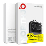 2개입 NORTHJO 카메라 렌즈 보호기 3D 야간 촬영 강화유리 필름, 아이폰 17 Pro Max용, 아이폰 17 Pro용, 아이폰 17용, 아이폰 Air용