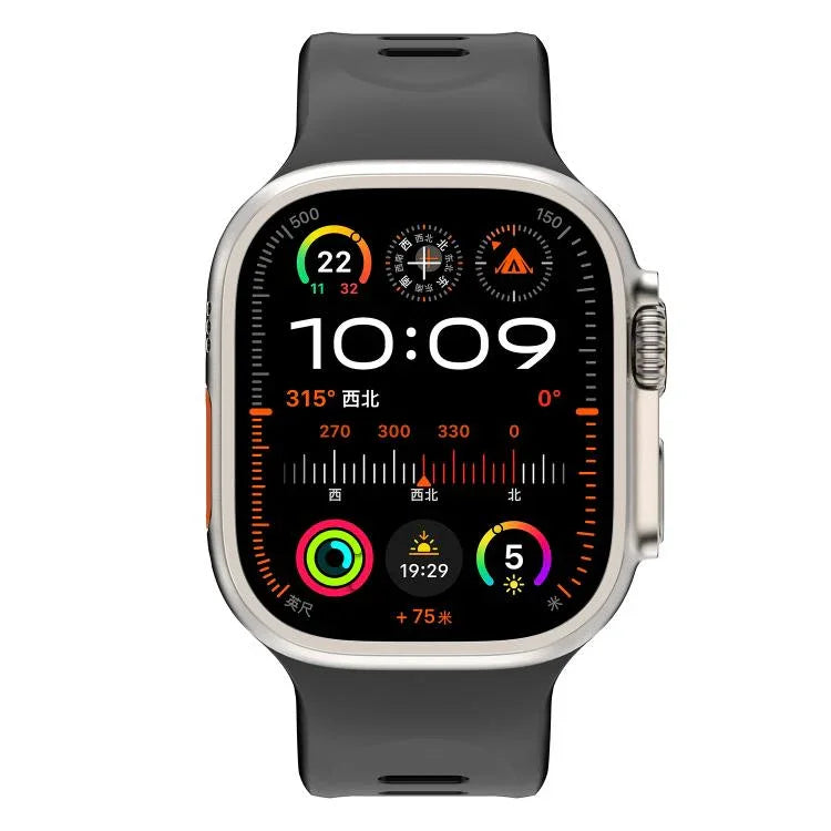 Explorer Silicone Watch Band, For Apple Watch 46mm / 49mm / 45mm / 44mm