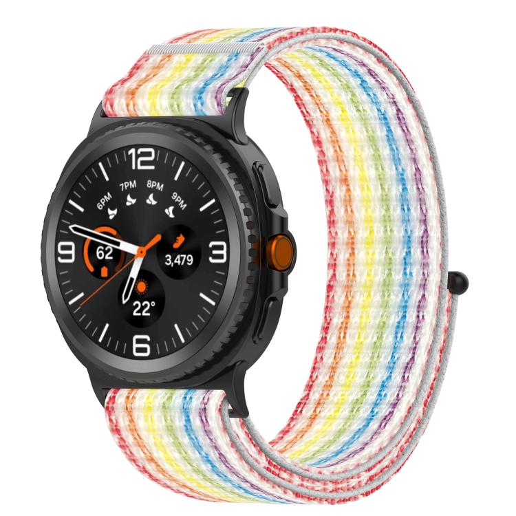 나일론 후크 앤 루프 패스너 시계 밴드, Samsung Galaxy Watch8 / Watch8 Classic용