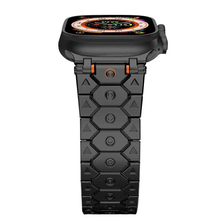 팔각형 스테인리스 스틸 시계, 애플 워치 46mm / 49mm / 45mm / 44mm용