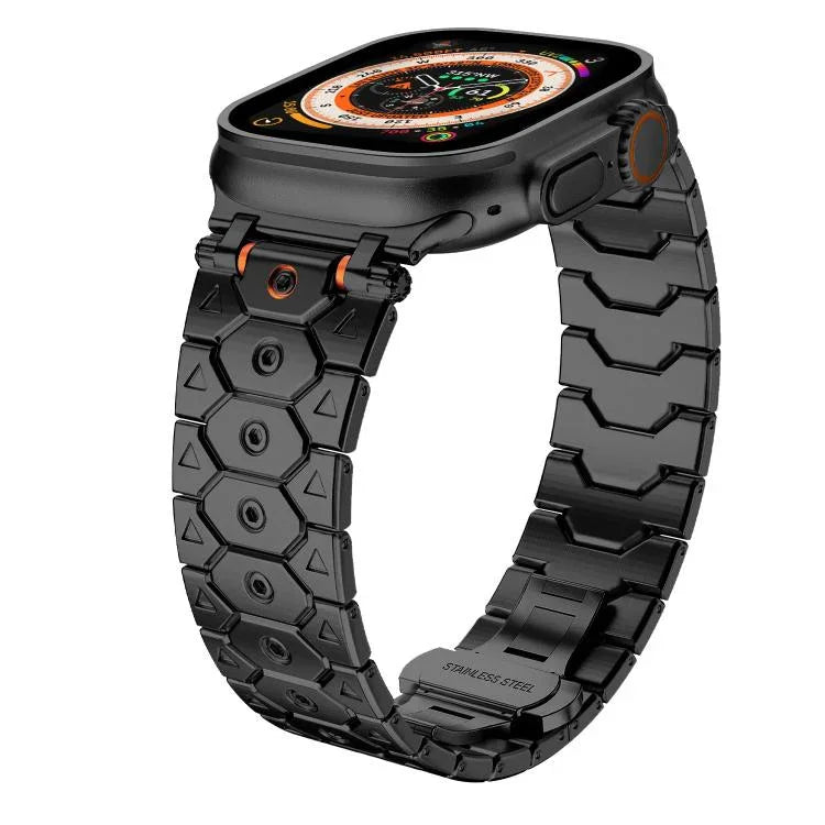 팔각형 스테인리스 스틸 시계, 애플 워치 46mm / 49mm / 45mm / 44mm용