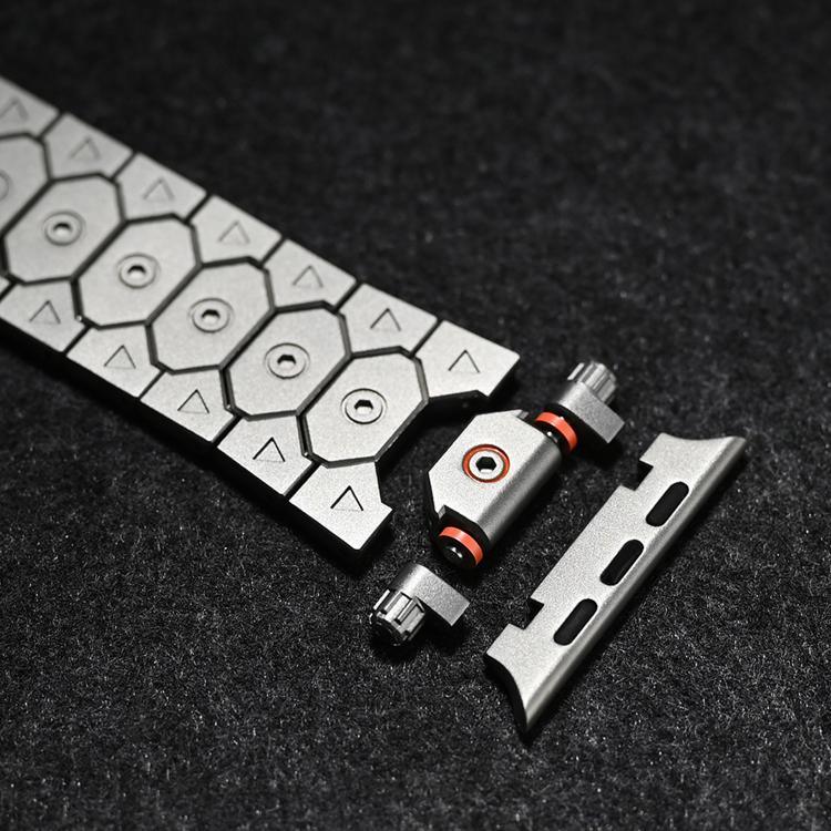 팔각형 스테인리스 스틸 시계, 애플 워치 46mm / 49mm / 45mm / 44mm용