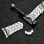 팔각형 스테인리스 스틸 시계, 애플 워치 46mm / 49mm / 45mm / 44mm용