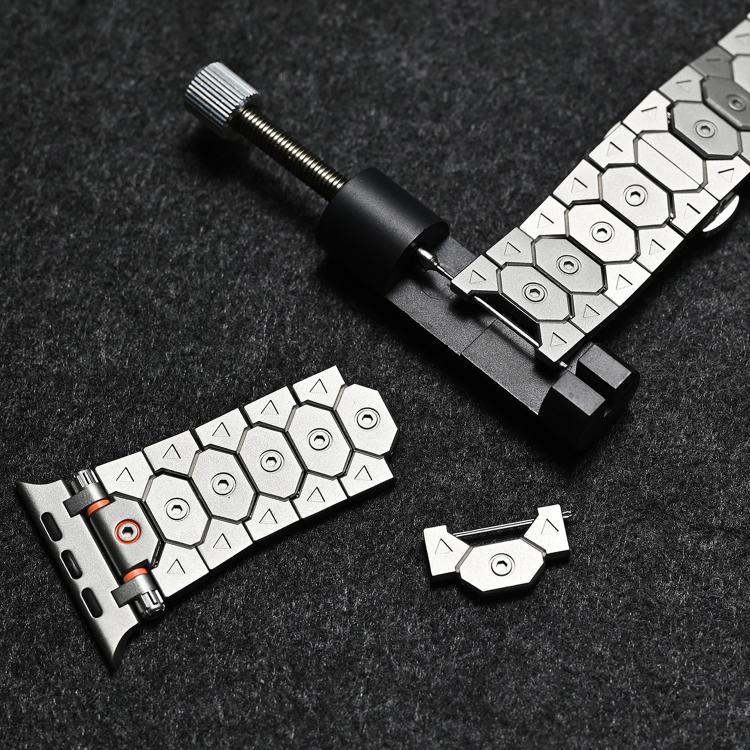 팔각형 스테인리스 스틸 시계, 애플 워치 46mm / 49mm / 45mm / 44mm용
