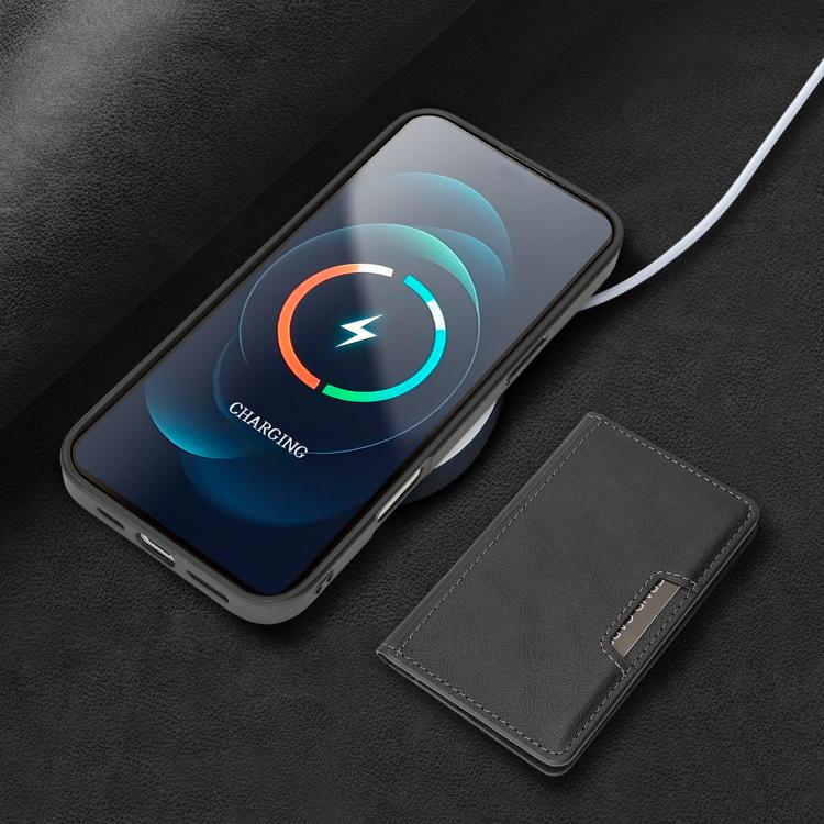 Kalebol 강력한 MagSafe 자석 2단 카드 가방 가죽 휴대폰 케이스, 아이폰 17 프로 맥스용, 아이폰 17 프로용, 아이폰 17용, 아이폰 에어용