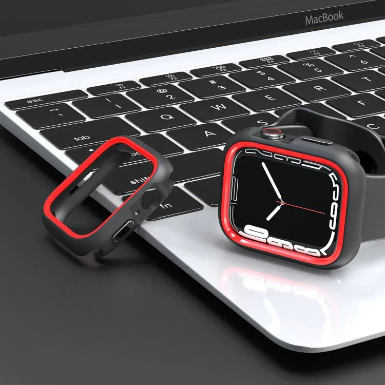 투톤 하프 랩 PC 보호 케이스, 애플 워치 44mm / 45mm용, 애플 워치 울트라 49mm용