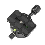 X-64 전문 카메라 삼각대 모노포드 파노라마 헤드 퀵 릴리스 플레이트 포함, X-64