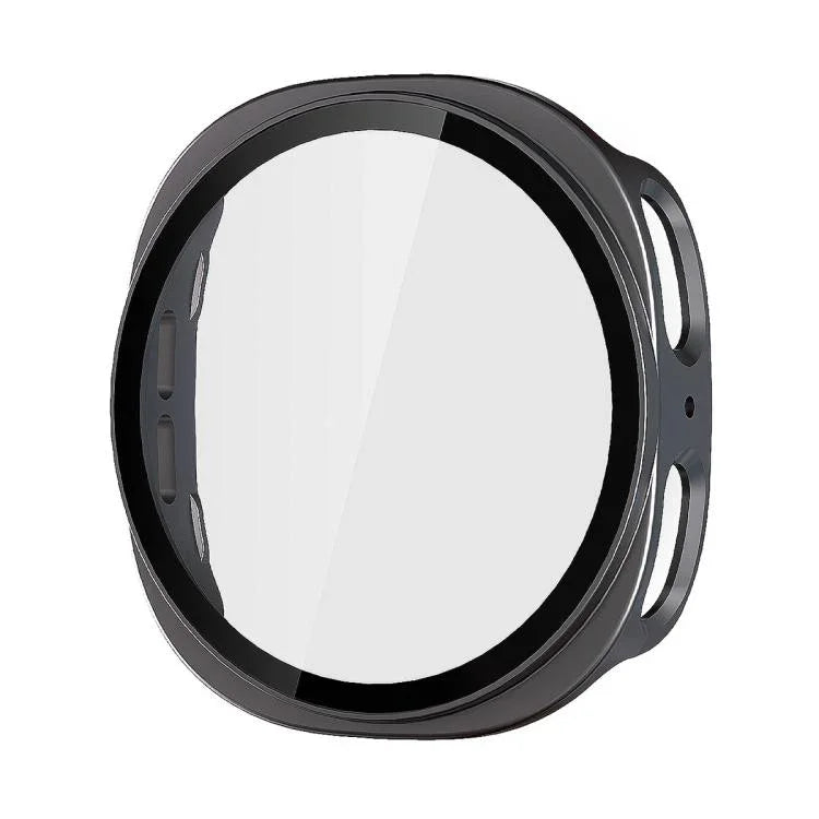 ENKAY Hat-Prince 풀 커버 강화유리 필름 통합 PC 시계 케이스, 삼성 갤럭시 워치8 44mm용, 삼성 갤럭시 워치8 40mm용