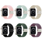 낙하산 버클 니트 나일론 시계줄, 애플 워치 46mm / 49mm / 45mm / 44mm용, 애플 워치 42mm / 41mm / 40mm / 38mm용