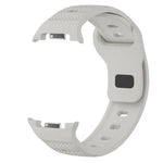 Dots Texture Black Buckle Silicone Watch Band, For Samsung Galaxy Watch8 / Watch8 Classic