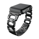 스퀘어 다이아몬드 아연 합금 시계줄, 애플 워치 46mm / 49mm / 45mm / 44mm용, 애플 워치 42mm / 41mm / 40mm / 38mm용
