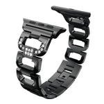 스퀘어 다이아몬드 아연 합금 시계줄, 애플 워치 46mm / 49mm / 45mm / 44mm용, 애플 워치 42mm / 41mm / 40mm / 38mm용