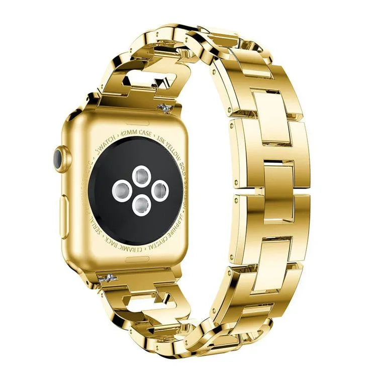 스퀘어 다이아몬드 아연 합금 시계줄, 애플 워치 46mm / 49mm / 45mm / 44mm용, 애플 워치 42mm / 41mm / 40mm / 38mm용