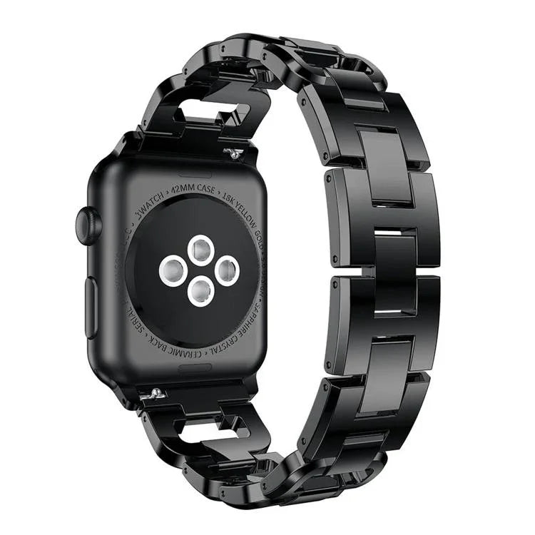 스퀘어 다이아몬드 아연 합금 시계줄, 애플 워치 46mm / 49mm / 45mm / 44mm용, 애플 워치 42mm / 41mm / 40mm / 38mm용