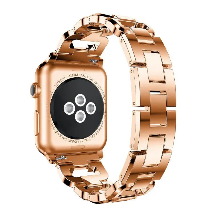 스퀘어 다이아몬드 아연 합금 시계줄, 애플 워치 46mm / 49mm / 45mm / 44mm용, 애플 워치 42mm / 41mm / 40mm / 38mm용