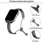 화이트 스톤 러브 팔찌 아연 합금 시계줄, 애플 워치 46mm / 49mm / 45mm / 44mm용, 애플 워치 42mm / 41mm / 40mm / 38mm용