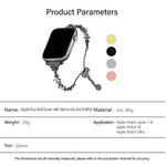 네잎 클로버 다이아몬드 아연 합금 시계줄, 애플 워치 46mm / 49mm / 45mm / 44mm용, 애플 워치 42mm / 41mm / 40mm / 38mm용