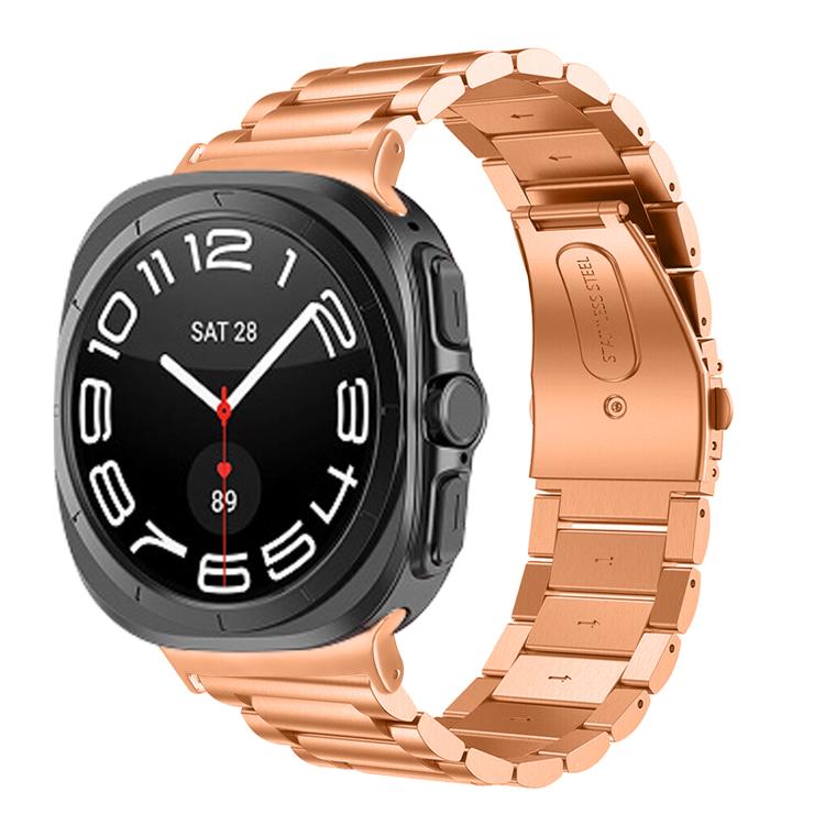 세 개 비즈 스테인리스 스틸 시계 밴드, Samsung Galaxy Watch Ultra 47mm / Ultra 2025용