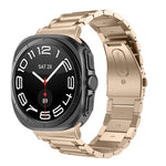 세 개 비즈 스테인리스 스틸 시계 밴드, Samsung Galaxy Watch Ultra 47mm / Ultra 2025용