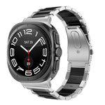 세 개 비즈 스테인리스 스틸 시계 밴드, Samsung Galaxy Watch Ultra 47mm / Ultra 2025용