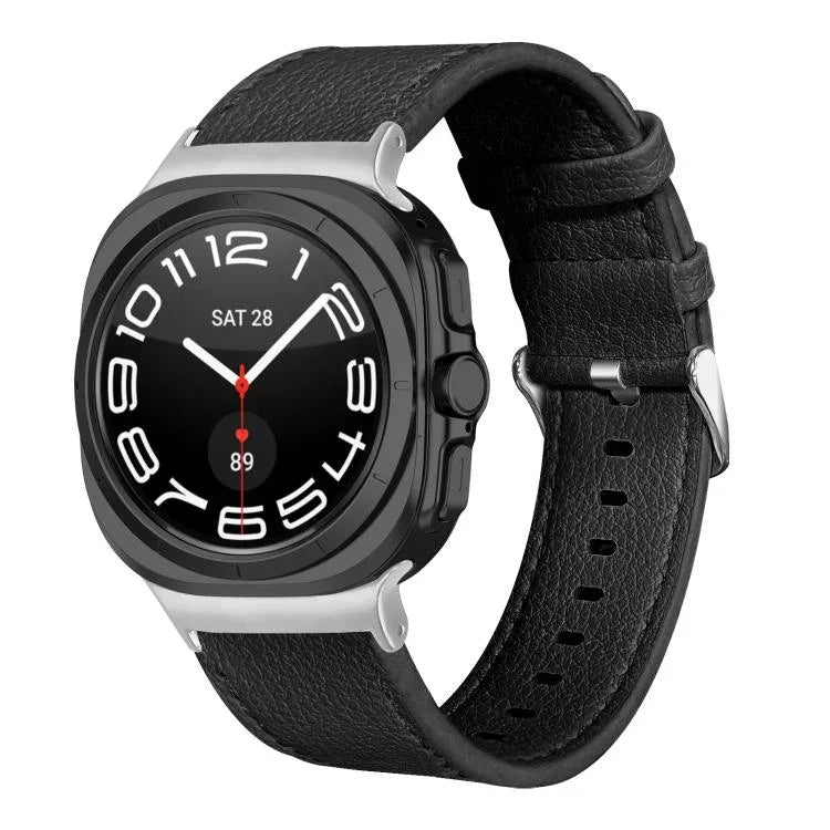 양면 리치 천연 가죽 시계줄, 삼성 갤럭시 워치 울트라 47mm / 울트라 2025용