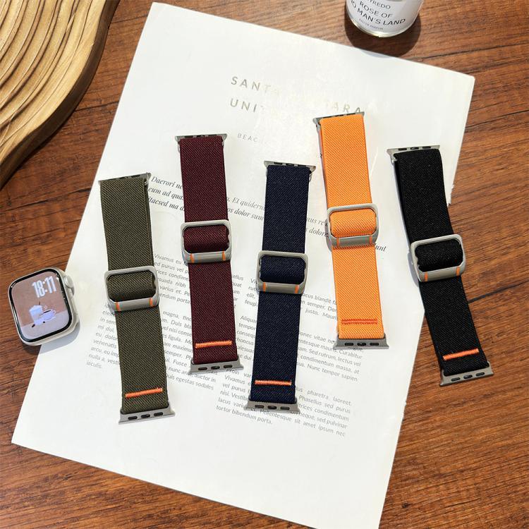 워치맨 기계식 버클 나일론 시계줄, 애플 워치 46mm / 49mm / 45mm / 44mm용, 애플 워치 42mm / 41mm / 40mm / 38mm용