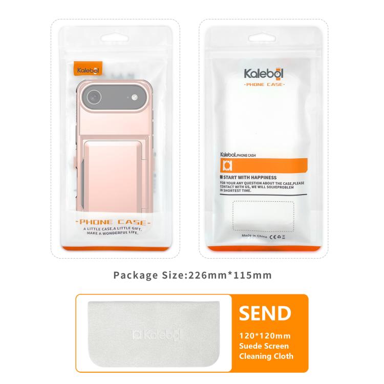 Kalebol 플립 카드 지갑 홀더 충격 방지 휴대폰 케이스, 아이폰 17 프로 맥스용, 아이폰 17 프로용, 아이폰 17용, 아이폰 에어용, 아이폰 16 프로 맥스용, 아이폰 16 프로용, 아이폰 16 플러스용, 아이폰 16용