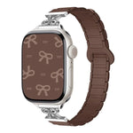 리본 작은 허리 자석 실리콘 시계줄, Apple Watch 46mm / 49mm / 45mm / 44mm용, Apple Watch 42mm / 41mm / 40mm / 38mm용
