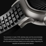 무늬가 있는 접이식 버클 실리콘 시계줄, Apple Watch 46mm / 49mm / 45mm / 44mm용