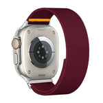 조절 가능한 단일 루프 탄성 나일론 시계줄, Apple Watch 46mm / 49mm / 45mm / 44mm용, Apple Watch 42mm / 41mm / 40mm / 38mm용