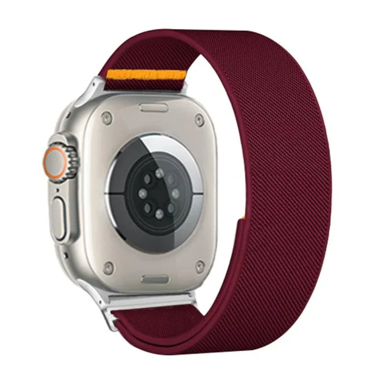 조절 가능한 단일 루프 탄성 나일론 시계줄, Apple Watch 46mm / 49mm / 45mm / 44mm용, Apple Watch 42mm / 41mm / 40mm / 38mm용