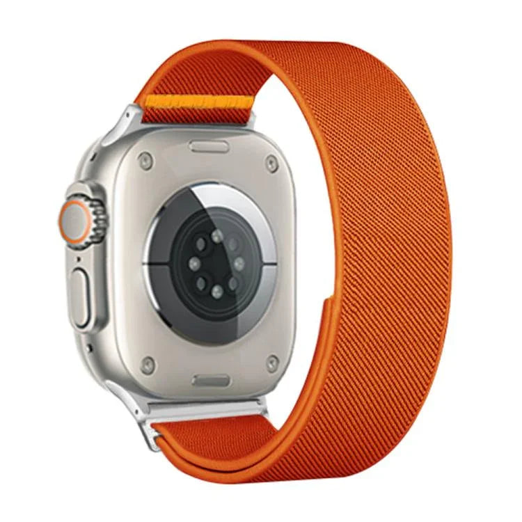 조절 가능한 단일 루프 탄성 나일론 시계줄, Apple Watch 46mm / 49mm / 45mm / 44mm용, Apple Watch 42mm / 41mm / 40mm / 38mm용