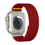 조절 가능한 단일 루프 탄성 나일론 시계줄, Apple Watch 46mm / 49mm / 45mm / 44mm용, Apple Watch 42mm / 41mm / 40mm / 38mm용